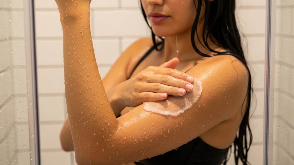 How to Layer Body Scrub with Soap and Moisturizer
