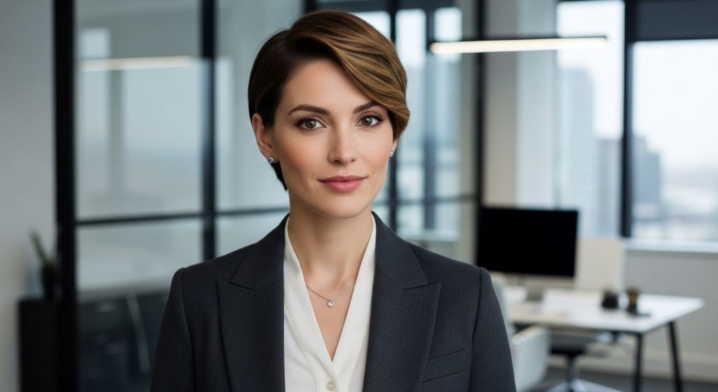 How to Style a Bixie Cut for Professional Office Looks