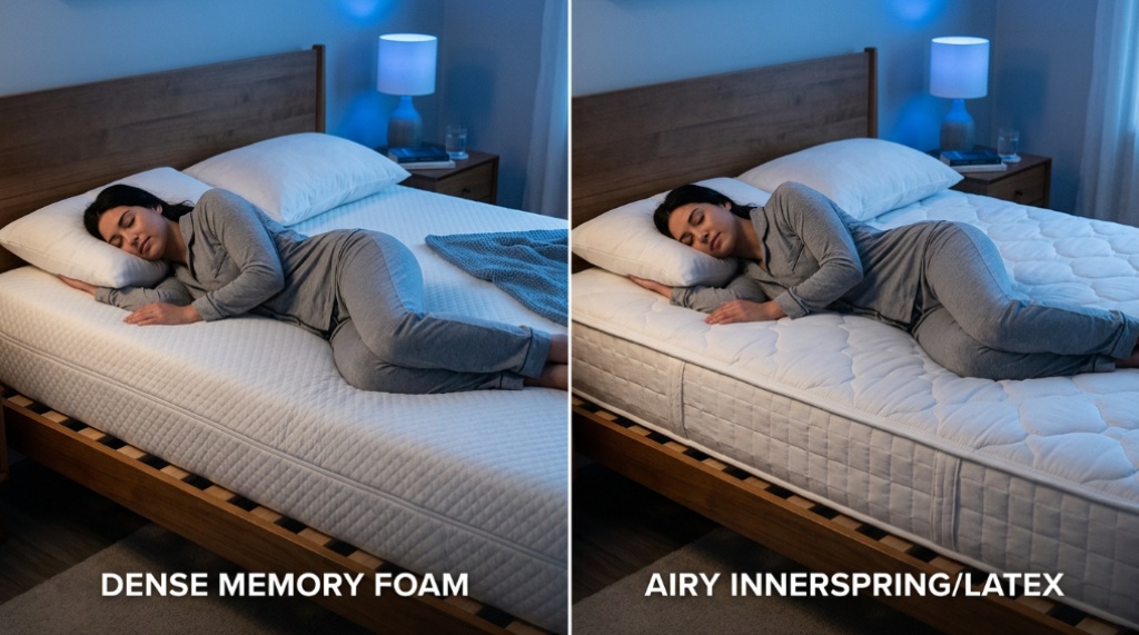 Memory Foam vs. Breathable Materials: Which Sleeps Cooler?